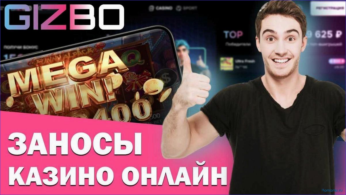 Обзор казино Gizbo лучшие игры и бонусы